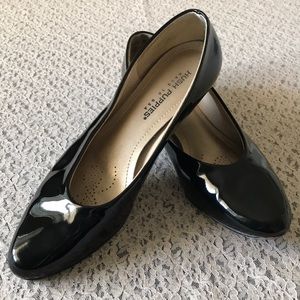 Black Patent Leather Flats